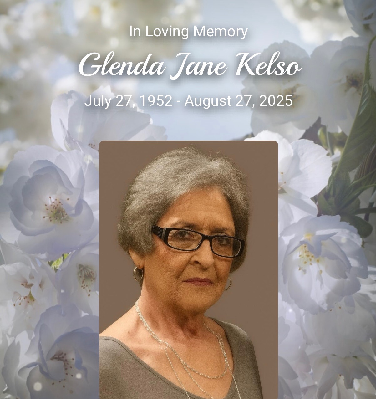 Glenda Kelso - The inspiration behind Memorial QR